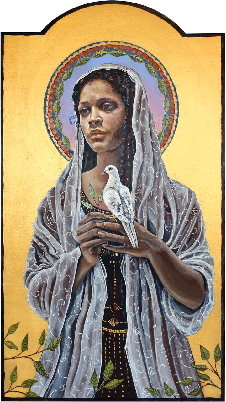 Sue Ellen Parkinson | Christian | icons | Mary Magdalene - Northcoast Artists Gallery